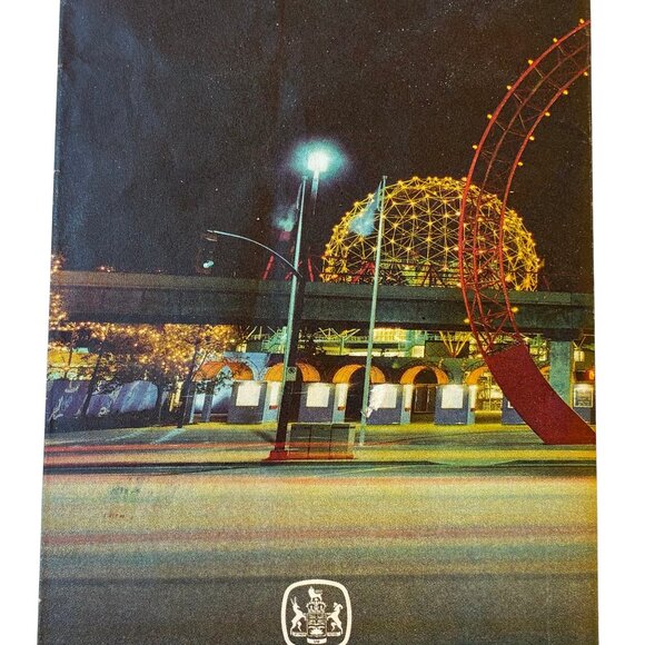 British Columbia Canada 1980's Road Map And Parks Guide Pamphlet - Picture 7 of 9